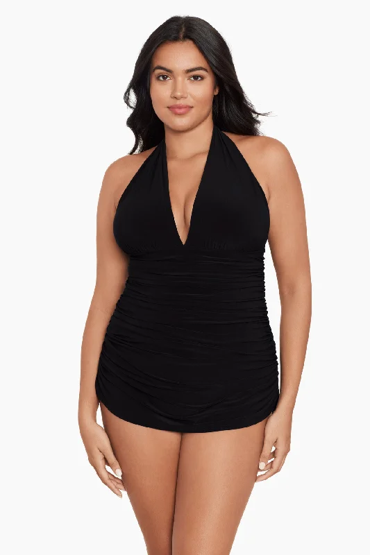 Chic Styles Plus Size Yvonne Swim Dress