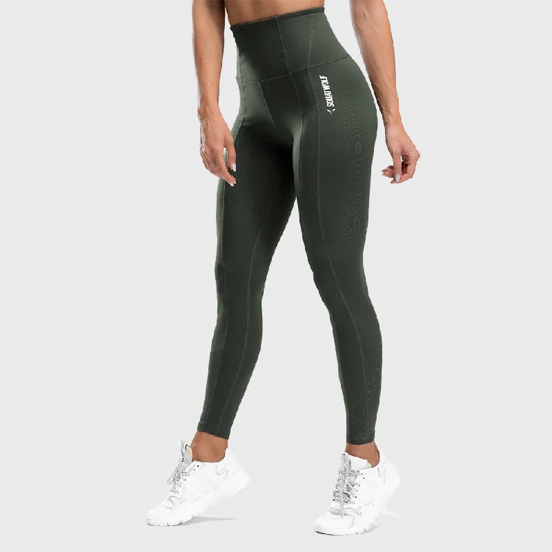 Absurdly Cheap Sale Warrior High-Waisted Leggings - Olive