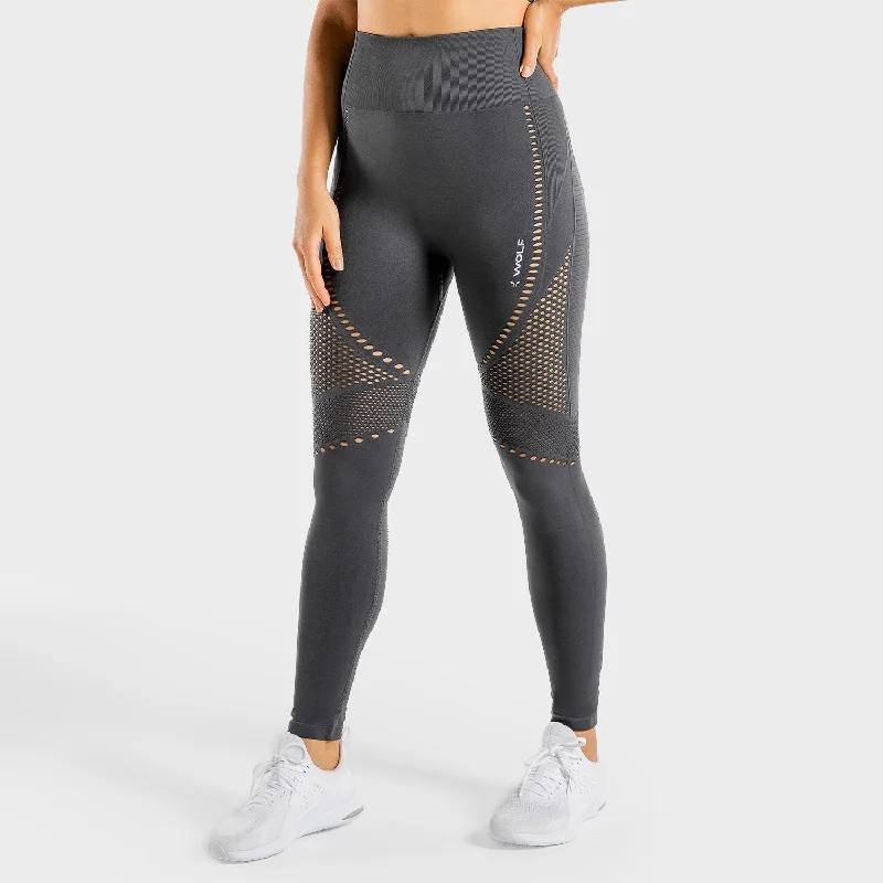 Versatile Wardrobe Essentials Meta Seamless Leggings - Charcoal