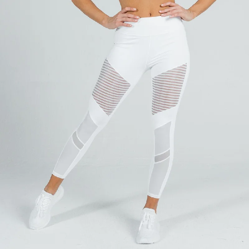 Unbeatable Prices Mesh Leggings - White