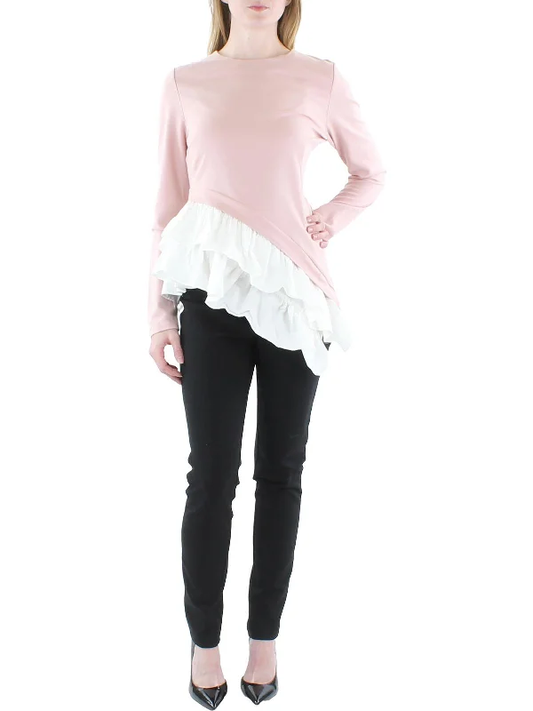 Casual Wear Womens Asymetric Layered Blouse