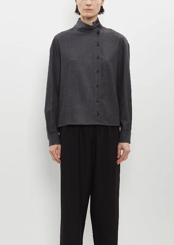 Anniversary Sale Wool Rubashka Shirt — Grey