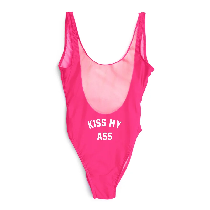 Stylish Statements KISS MY ASS  // BUTT PRINT [SWIMSUIT]