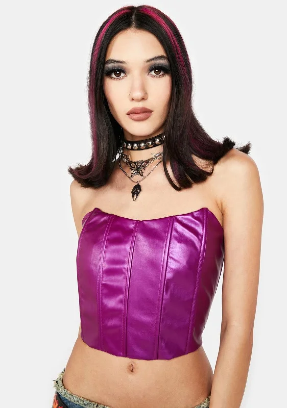 Brand Name Clothing Discount Extravaganza Plum Search The World Corset Top