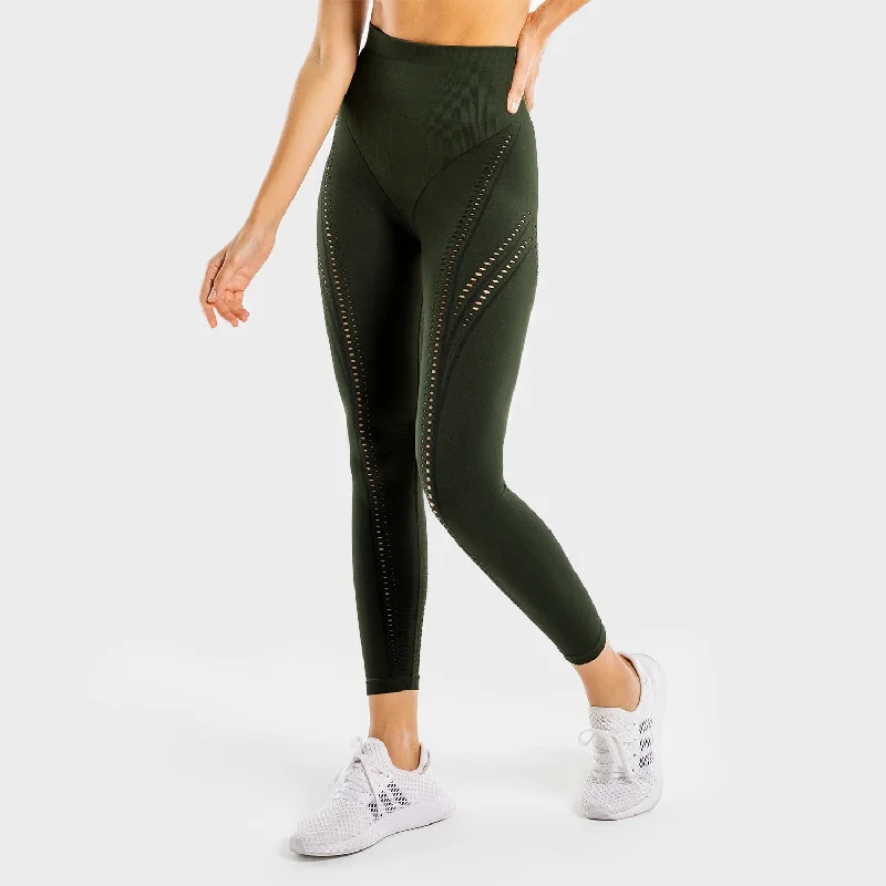 Elegant Clothing Ultra Seamless Leggings - Khaki