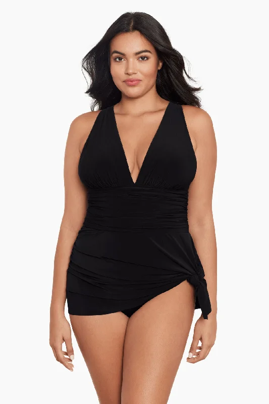 Save On Classic Elegant Styles Plus Size Celine Swim Dress