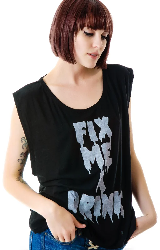 Flash Sale, Don't Miss Fix Me a Drink Tomboy Tank