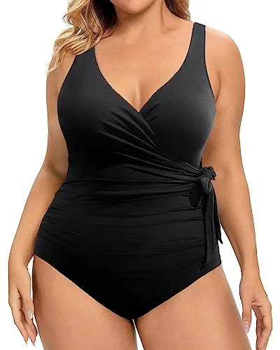 Exclusive Sale One Piece Plus Size Tummy Contral Swimsuits