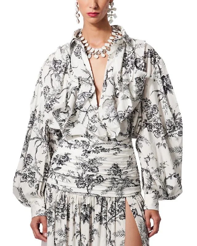 Trend Alert Carolina Herrera Oversized Button Down