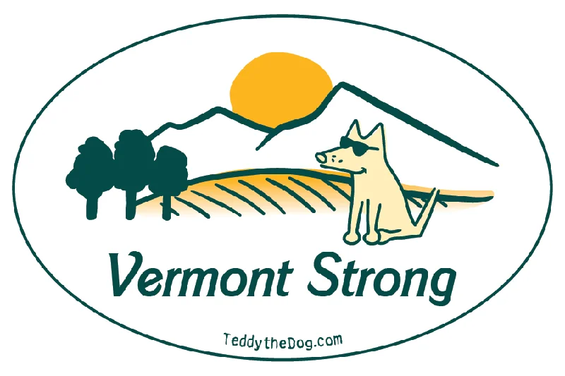 Gorgeous Glamour Collection Vermont Strong - Car Magnet