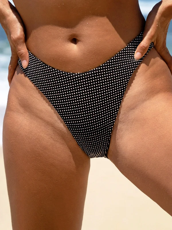 Massive Selection Sale Black Polka Dot Bikini Bottom