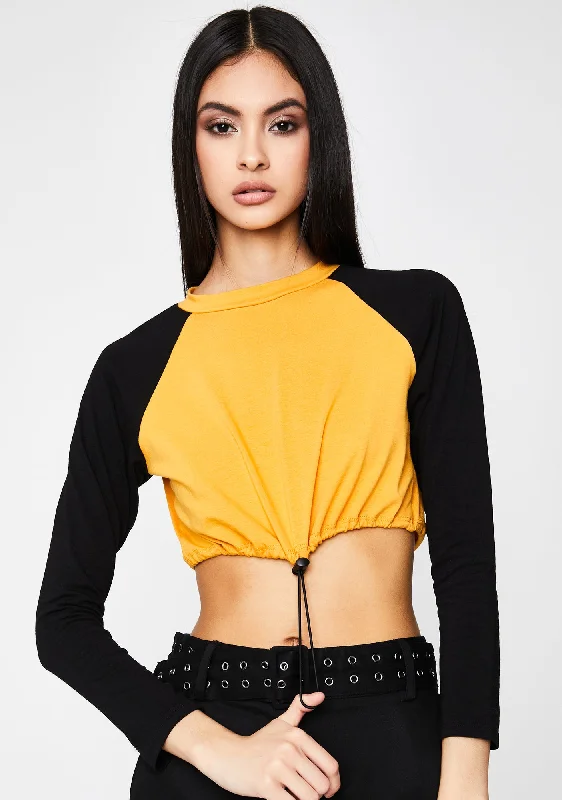 Forward Trendsetter Draw A Blank Crop Top