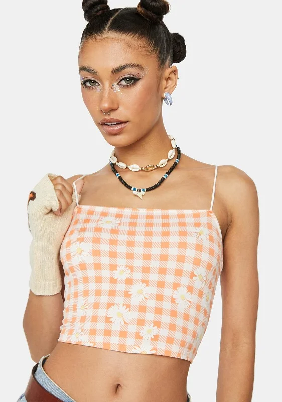 Elegant Style Amber Get Your Fix Crop Top