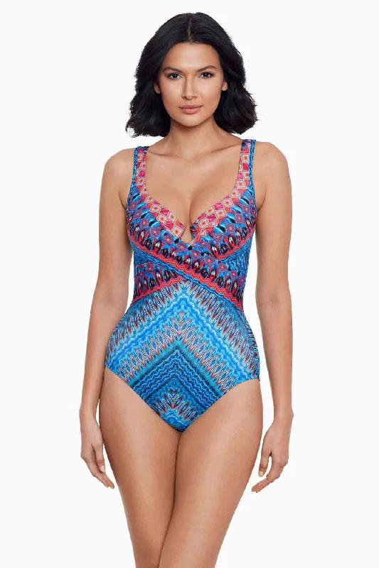 Discover Promotions Casablanca Criss Cross Escape One Piece Swimsuit