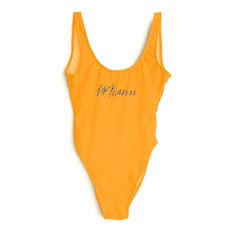 Season Offer MIAMI W/ CHEETAH TEXT // NEW WILD THING FONT [SWIMSUIT]