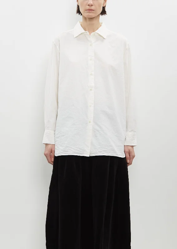 New Styles Just In Big Raccourcie Shirt — White