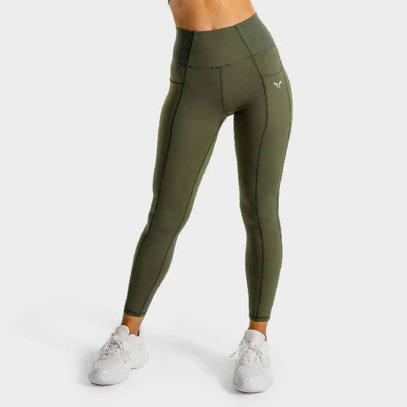 Wardrobe Update Core Leggings - 7/8 - Khaki