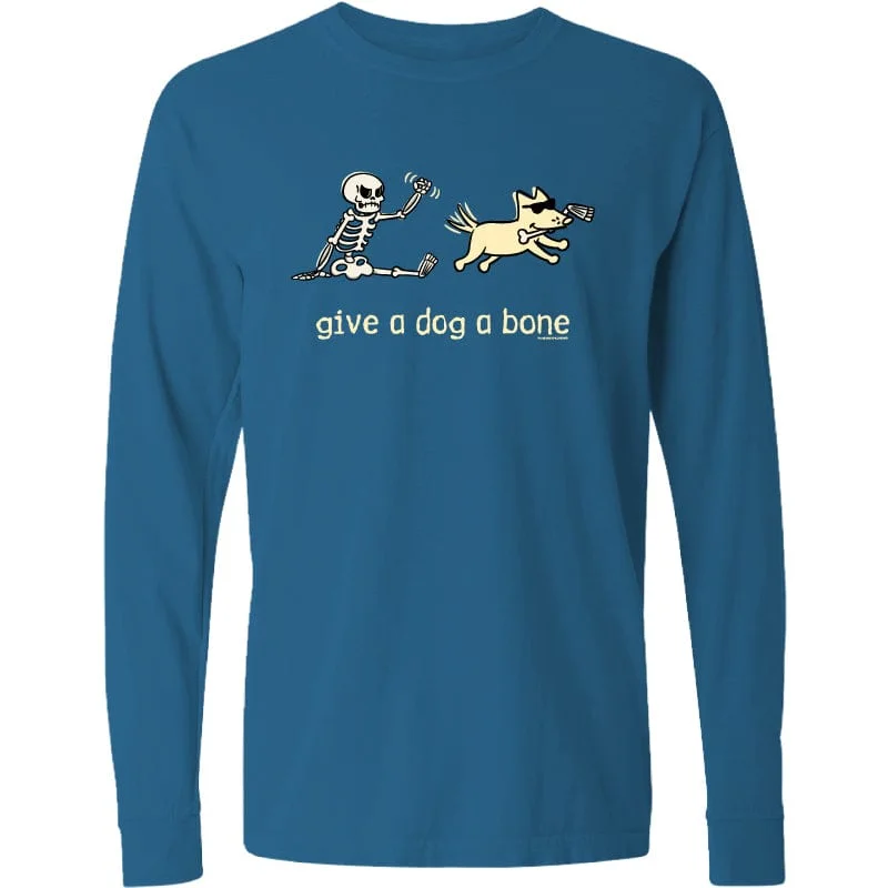 The Latest Trends Give a Dog a Bone - Classic Long-Sleeve T-Shirt