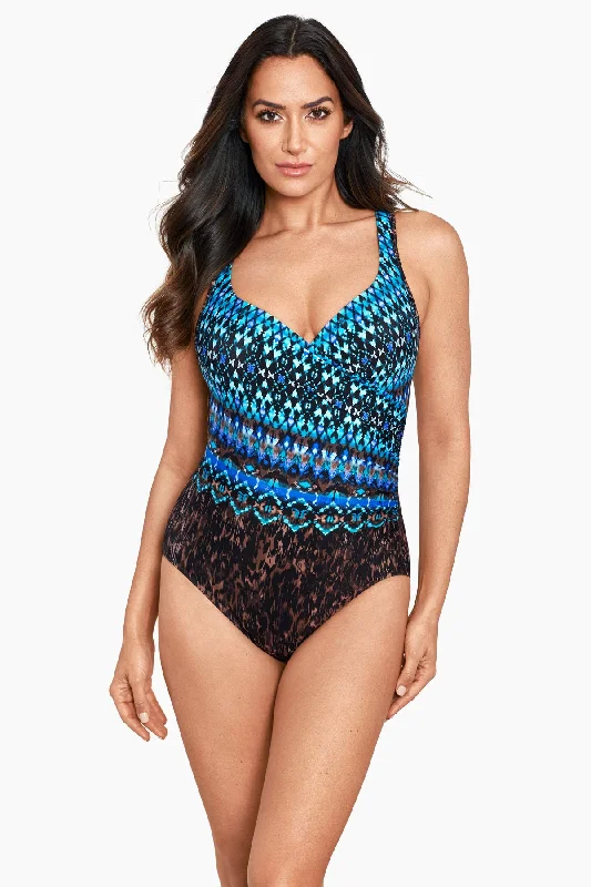 Style Versatile Women's Collection Untamed It's A Wrap One Piece Swimsuit