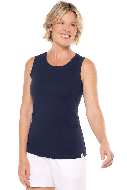 Flash Deals Women's Morada Everyday Basic Tank | Navy