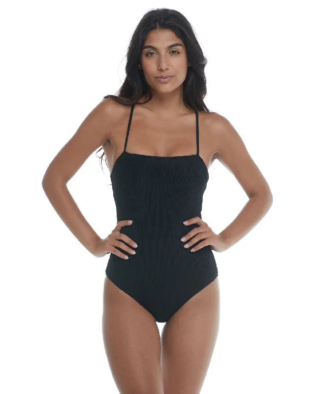 Bid Farewell To The Old Season Body Glove Ibiza Gigi One-Piece Bandeau Swimsuit Black