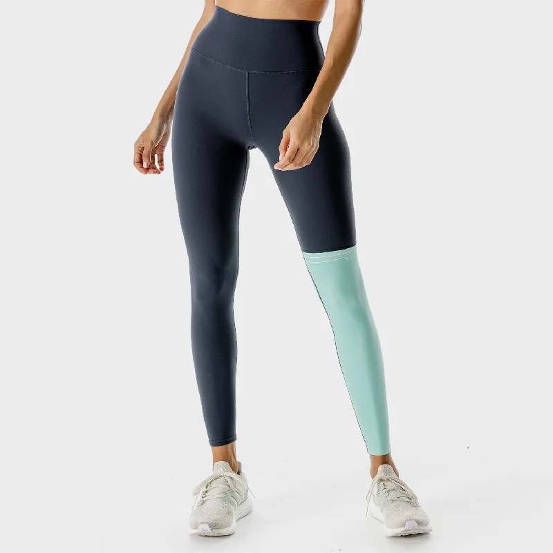 Special Offer For You LAB360° Colour Block Leggings - Blue Nights