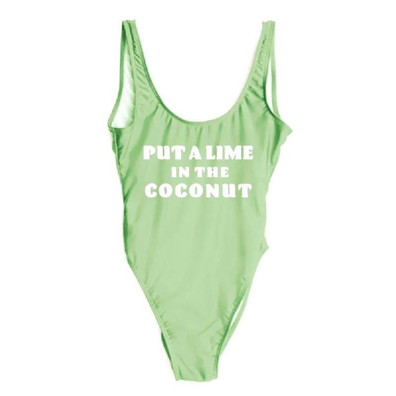 Glamorous Evening Wear PUT A LIME IN THE COCONUT [SWIMSUIT]