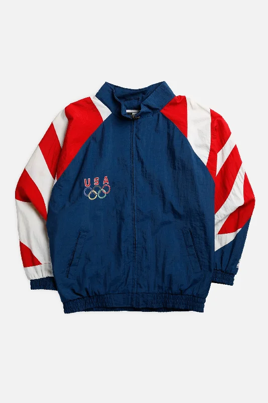 Exclusive Discounts Vintage USA Olympics Windbreaker Jacket - L