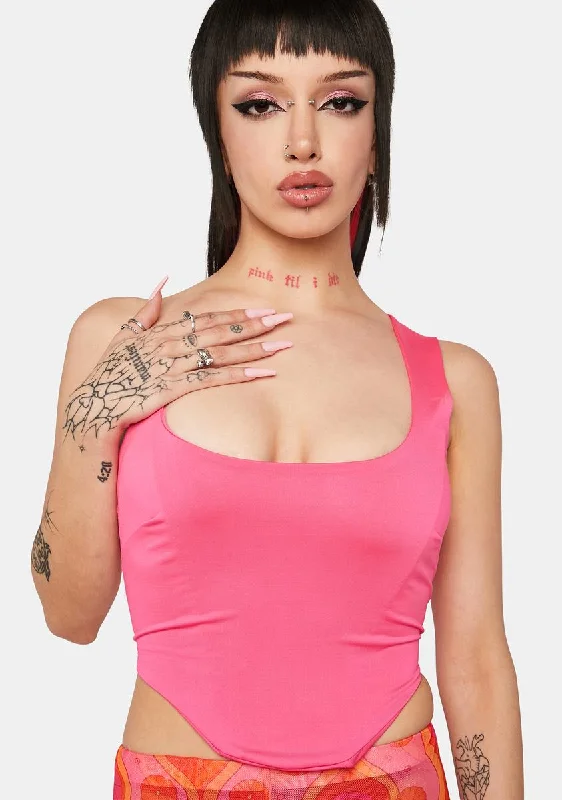 Unbeatable Deals Diva Don't Tell Me One Shoulder Crop Top