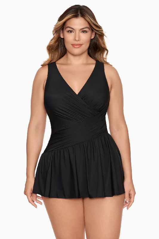 Casual Chic Clothing Plus Size Aurora Swim Dress