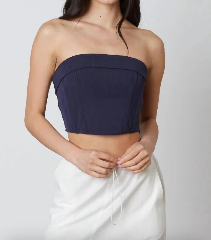 Low Price Special Camila Corset Top In Indigo