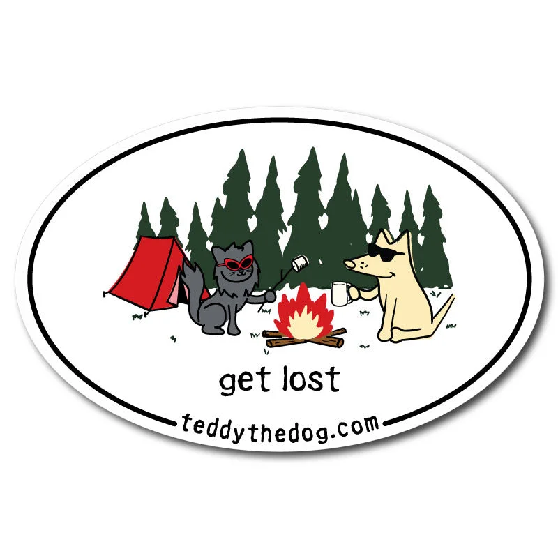 Trend Forward Threads For Her Get Lost - Car Magnet