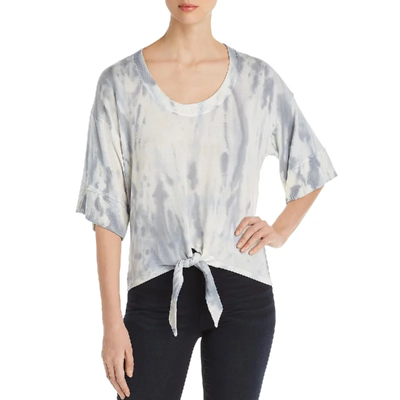 Durable Fashion Picks Womens Tencel Tie-Dye Blouse