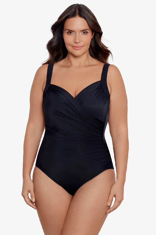 Vintage Fashion Plus Size Sanibel One Piece Swimsuit