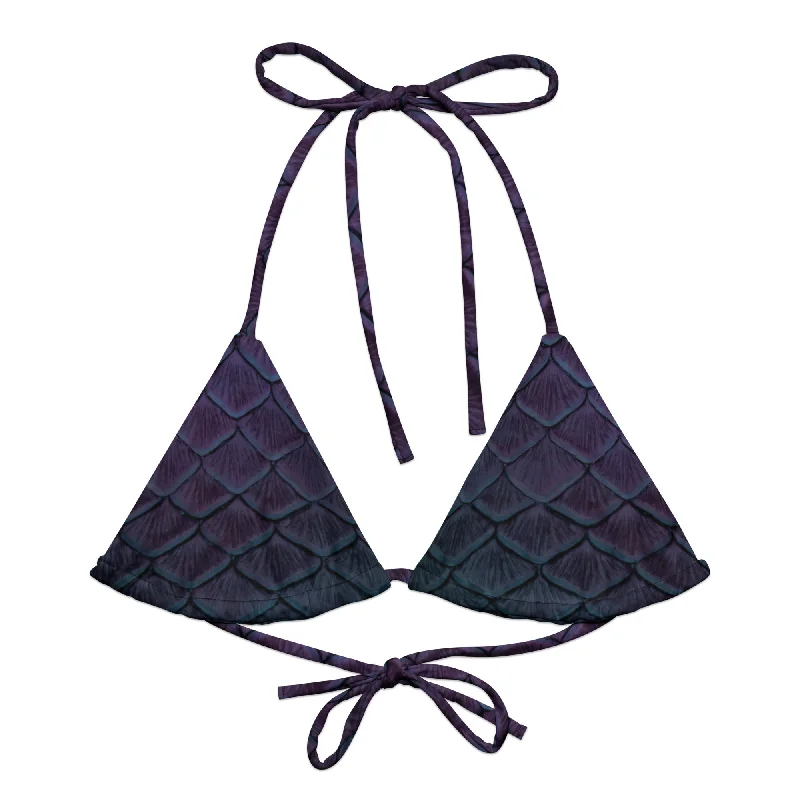 Wardrobe Update Nightshade Recycled String Bikini Top