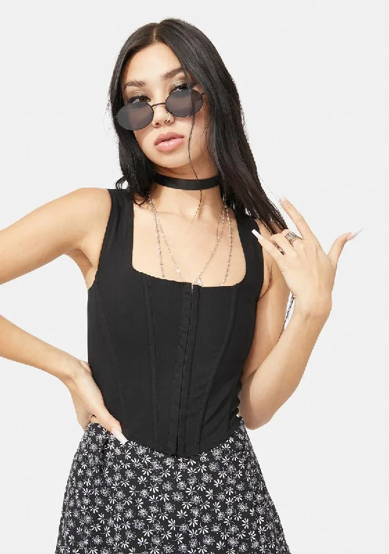 Hot Trends Nox Down For It Corset Top