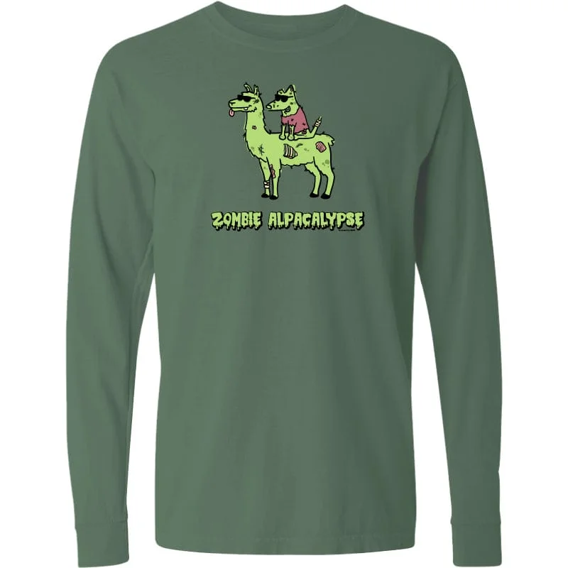 Chic And Trendy Zombie Alpacalypse - Classic Long-Sleeve T-Shirt