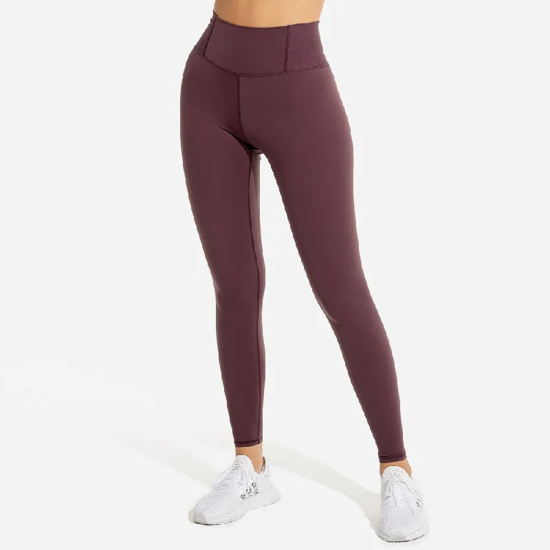 Wardrobe Refresh Limitless Plush Leggings - Mulberry