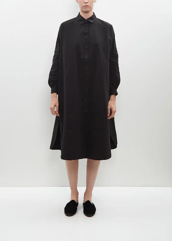 Evening Looks Yuki Longue Shirt — Black