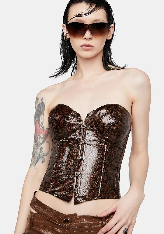 Versatile Wardrobe Essentials Safari Mode Corset Top