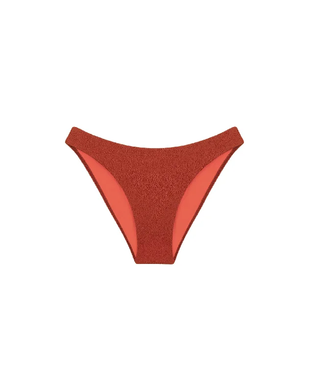 Vintage Retro Party Wear Firenze Basic Bottom - Redwood