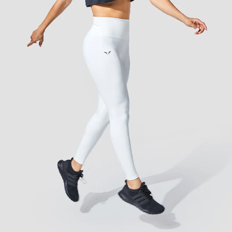 Dive Into Trendy Styles Graphic Wave Eyes Leggings - Star White