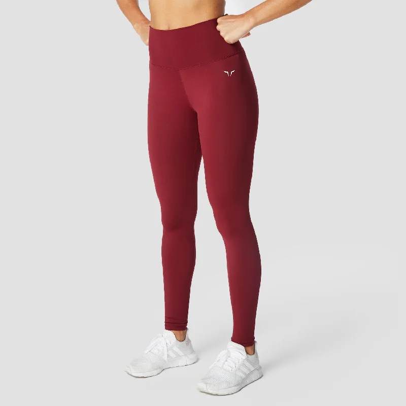 Ride The Style Wave Core Agile Leggings - Ruby Red