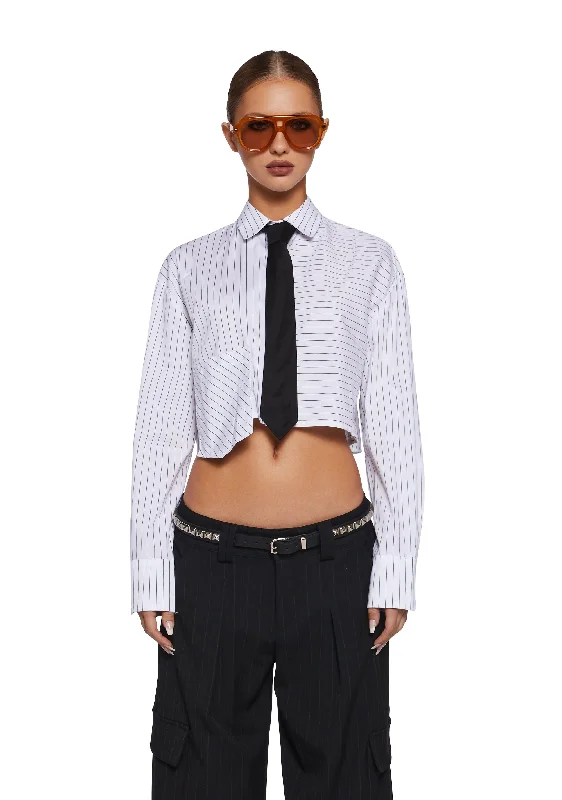 Best Seller Office Hours Button Up Shirt - White