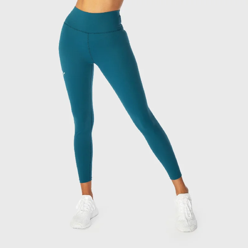 Discover Now Infinity Cropped 7/8 Leggings - Blue Coral