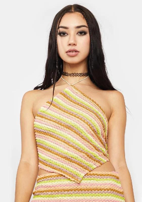 Browse Our Top Products Sunrise Nothing To Hide Knit Halter Top