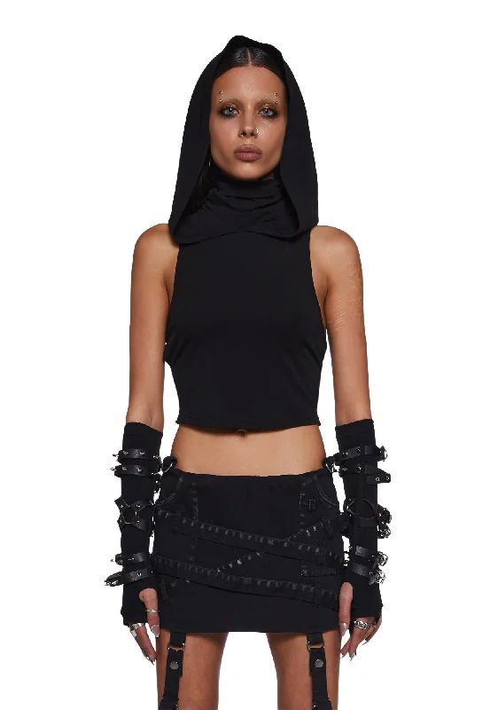 Sale Event, Prices Rock Frequency Hoodie Crop Top