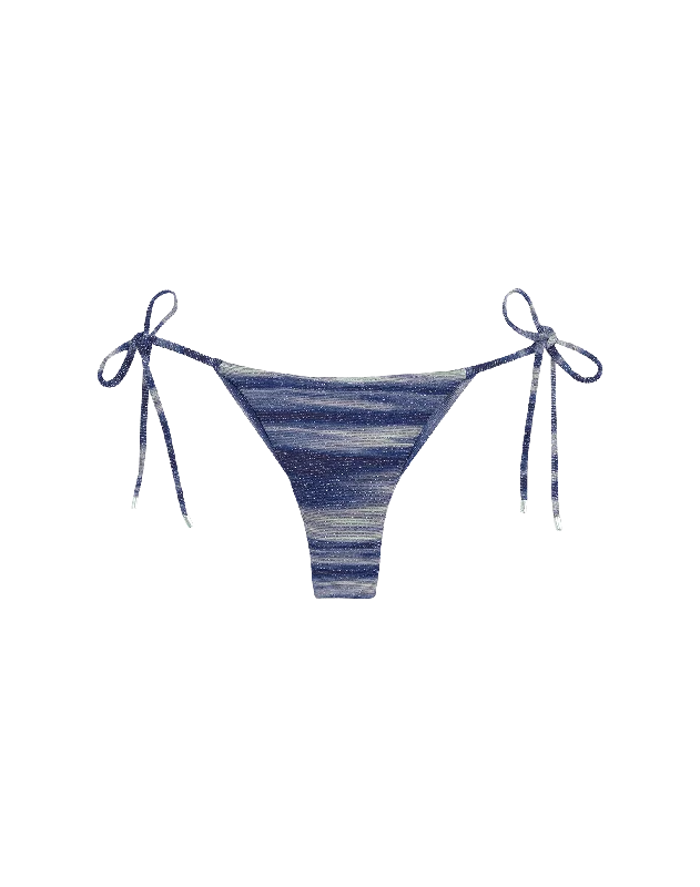 Big Savings Lurex Tie Side Bottom - Moonlight