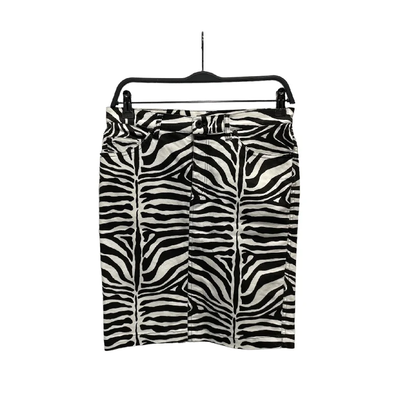 Feminine Soft - Hued Look HYSTERIC GLAMOUR/Skirt/M/Animal Pattern/Cotton/BLK/