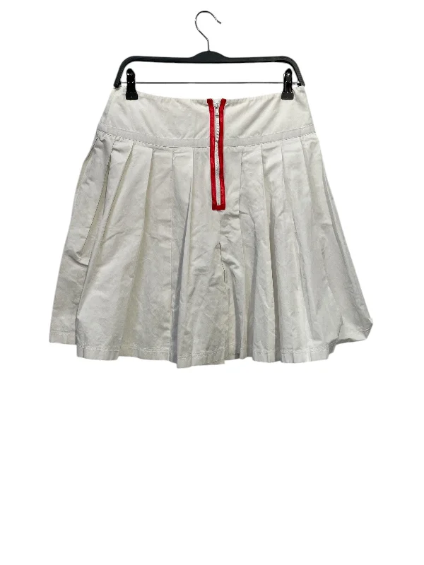 City Fashion DOLCE&GABBANA/Skirt/Polyester/WHT/Pleated/